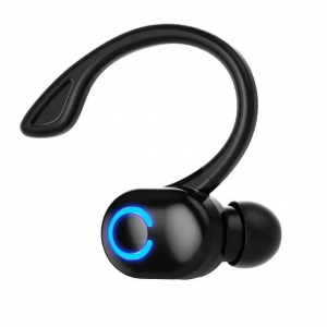 Umoub Portable Single Ear Hook Sport In Ear Earphone Running Handsfree Waterproof Wireless Bluetooth Earbuds with Mic